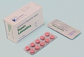 Super Lovevitra / Dapoxetine + Levitra - 10 бр. хапчета по 80 мг